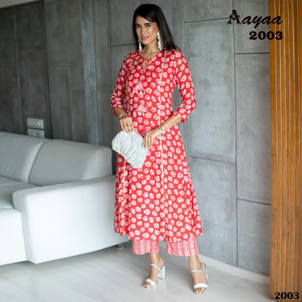 Aayaa Vol 2 Designer Festive Wear Kurti With Bottom 